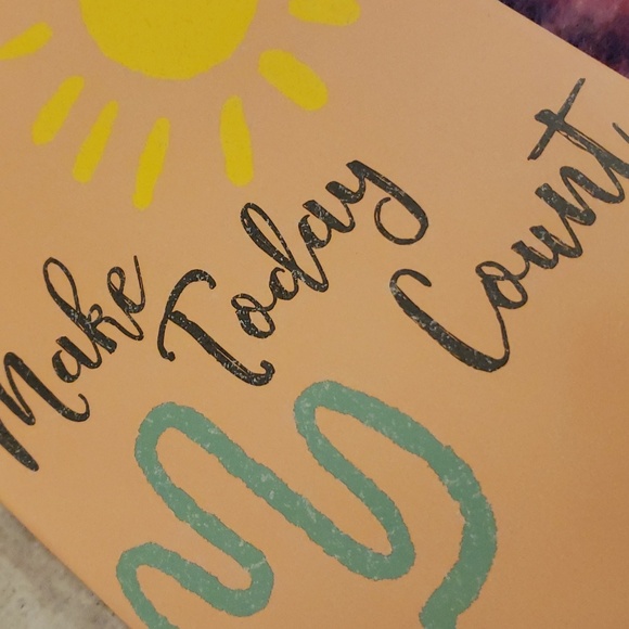 3/$10 CrownJewlz "Make Today Count" Cactus Sun Print Softcover Journal Notebook - Picture 3 of 11